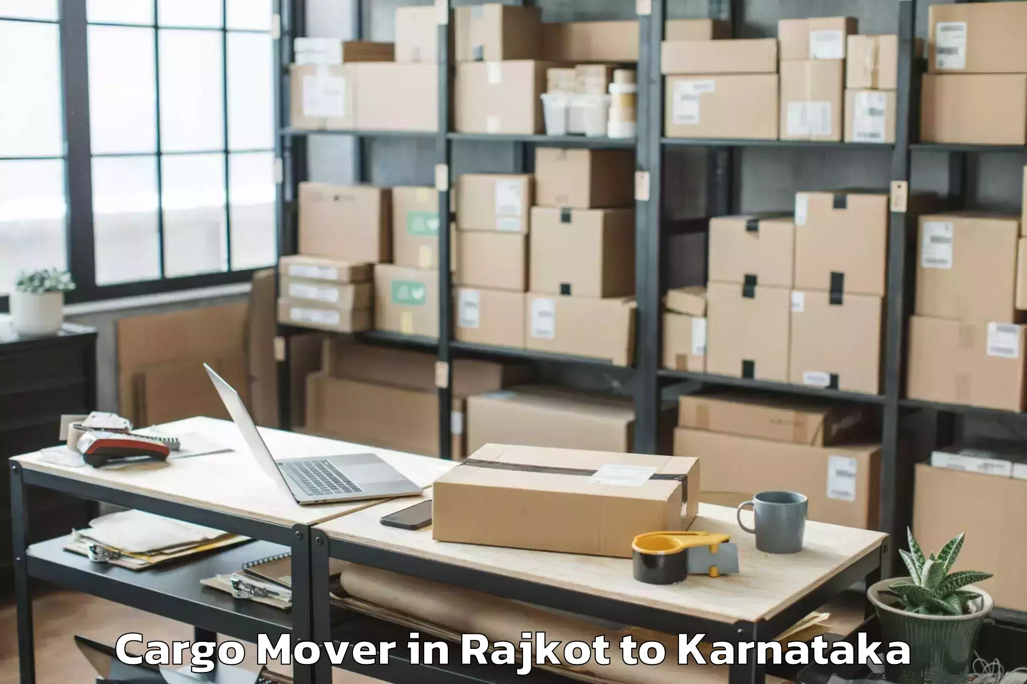 Professional Rajkot to Melukote Cargo Mover